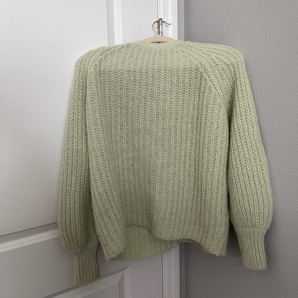 Sezane Mint Basile Cardigan - Picture 7 of 7